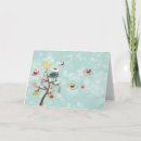Recherche de birdies vœux cartes Snow