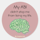 Recherche de blessures autocollants Sensibilisation