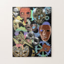 Recherche de de mardi gras puzzles Masques