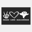 Recherche de main paix autocollants Amour paix halloween