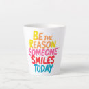 Recherche de sourit tasses Message positif