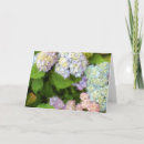 Recherche de hortensia pourpre vœux cartes Bleu