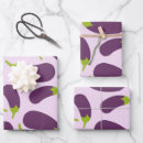 Recherche de végétal papier cadeau Aubergine