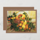 Recherche de corbeille fruits cartes postales Aquarelle