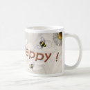 Recherche de abeille heureuse tasses Jaune