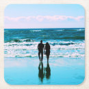 Recherche de plage romantique dessous de verres Sable