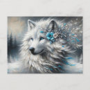 Recherche de loup neige cartes postales Arctique