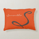 Recherche de moderne orange coussins Monogramme