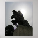 Recherche de penseur posters Rodin