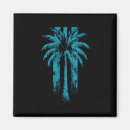 Recherche de palmiers tropicaux magnets Rétro