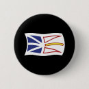 Recherche de terre neuve badges Drapeau