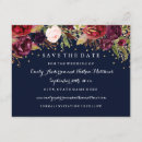Recherche de burgundy floral save the dates Botanique