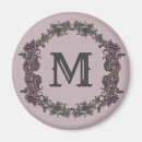 Recherche de cadre rond magnets Monogramme