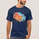 Recherche de poissons de bande dessinée tshirts Drôle