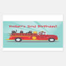 Recherche de firetruck autocollants Anniversaire