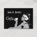 Recherche de café vintage cartes visite Vieux