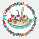 Recherche de séparation autocollants Séparation de la banane