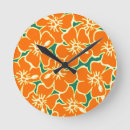 Recherche de fleurs hawaïennes horloges Tropical