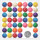 Recherche de gumballs autocollants Machine