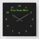 Recherche de vert néon horloges Nom