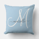 Recherche de bleu simple coussins Minimaliste