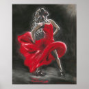 Recherche de danse flamenco posters Rouge