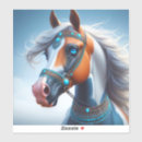 Recherche de yeux bleus autocollants Portrait