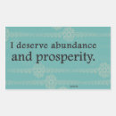 Recherche de richesse autocollants Affirmation