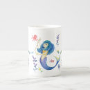 Recherche de sirènes tasses Aquarelle