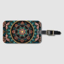 Recherche de fleur mandala bagages étiquettes Boho