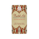 Recherche de fractals étiquettes adresse retour Élégant