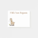 Recherche de alpaga mignon de lama post its Illustration