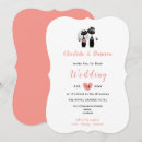 Recherche de chat mariage invitations Vintage