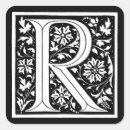 Recherche de alphabet r autocollants Monogramme