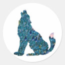 Recherche de art de loup autocollants Animaux