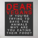 Recherche de vegans posters Vegetarian