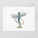 Recherche de libellule mignonne cartes postales Animal