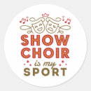 Recherche de choir autocollants Chanteur