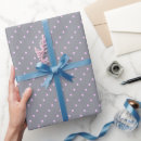 Recherche de point polka papier cadeau Gris