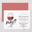 Recherche de vin drôle invitations Célébration