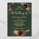 Recherche de royal green mariage invitations Floral