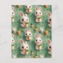 Recherche de motif de lapin cartes postales Carotte