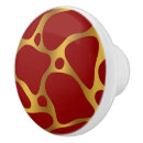 Recherche de motif girafe maison deco Rouge