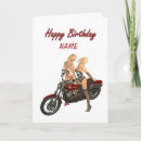 Recherche de cycliste anniversaire cartes Femme