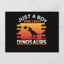 Recherche de dinosaures mignons cartes postales Rapace