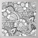 Recherche de griffonnage de motif posters Zendoodle