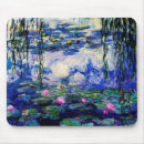 Recherche de peinture impressionniste tapis souris Monet