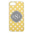Recherche de pois jaune iphone coques Monogrammé