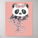 Recherche de panda rose posters Ours de panda