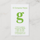 Recherche de initial grandes cartes visite Customer